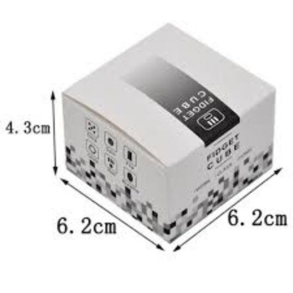 Fidget 2 Cube Stress Anxiety Pressure Relieving Stress Great for Adults Black c… - Picture 1 of 4